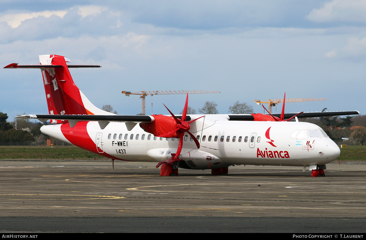 Aircraft Photo of F-WWEI | ATR ATR-72-600 (ATR-72-212A) | Avianca | AirHistory.net #313001