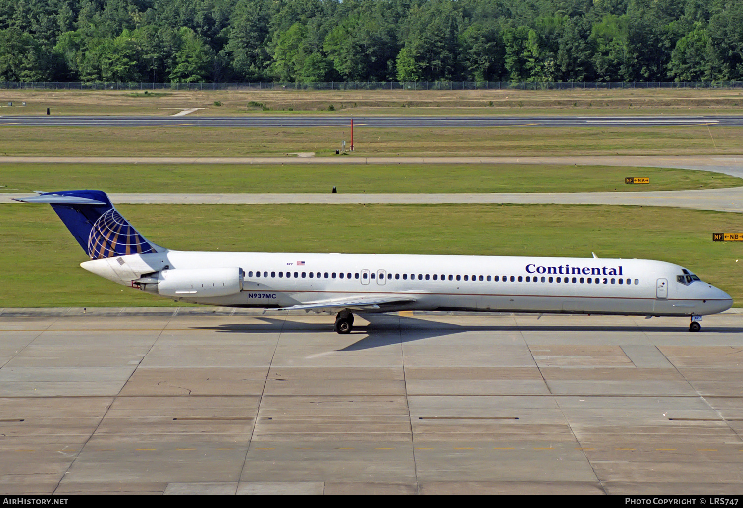 Aircraft Photo of N937MC | McDonnell Douglas MD-82 (DC-9-82) | Continental Airlines | AirHistory.net #313002