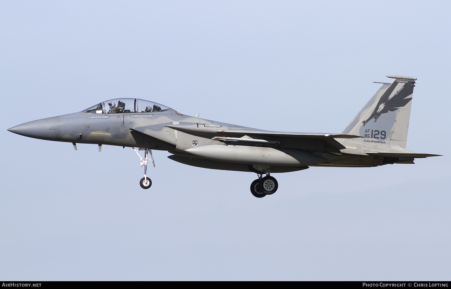 Aircraft Photo of 85-0129 / AF85-129 | McDonnell Douglas F-15D Eagle | USA - Air Force | AirHistory.net #313012