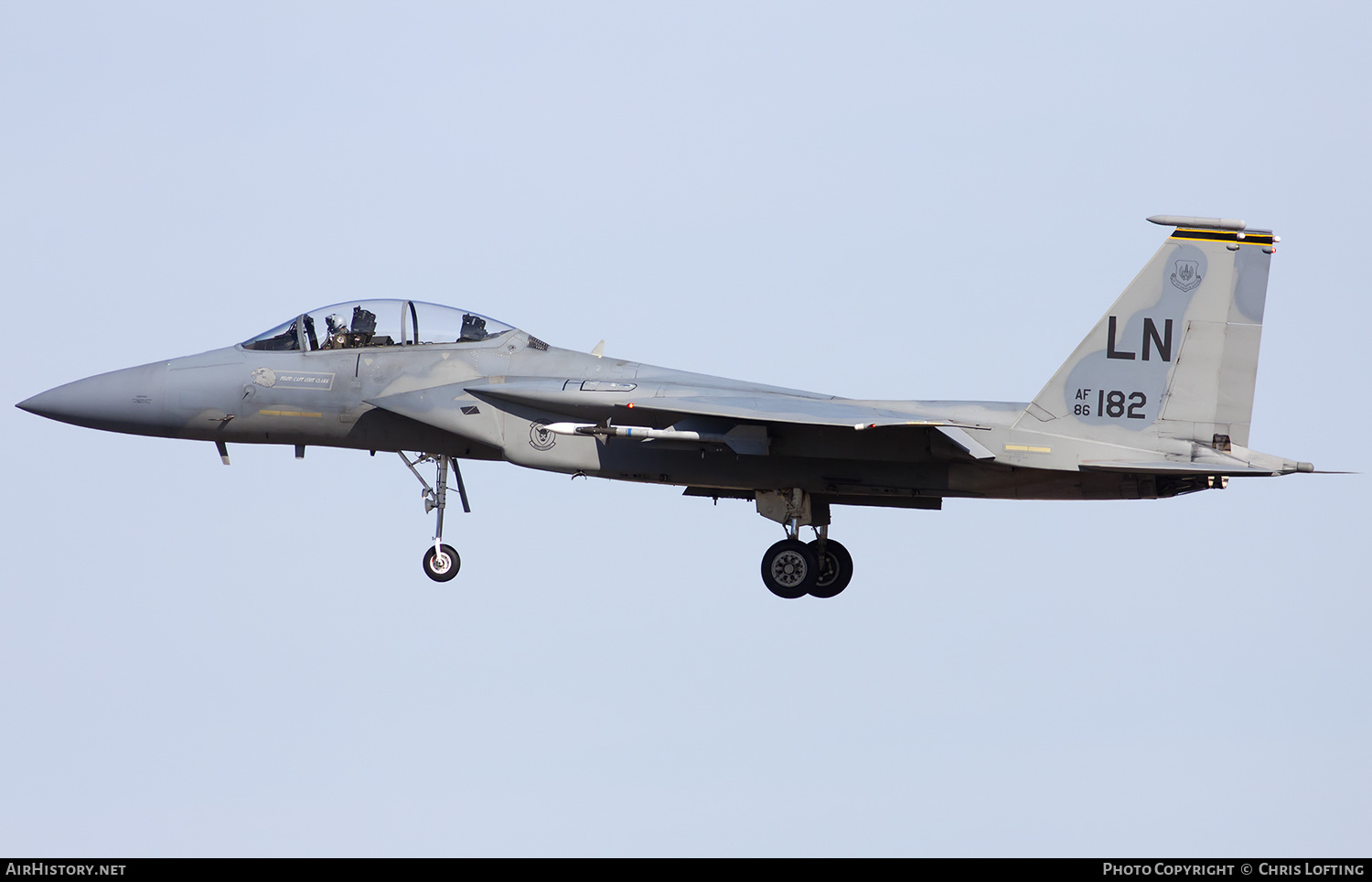 Aircraft Photo of 86-0182 / AF86-182 | McDonnell Douglas F-15D Eagle | USA - Air Force | AirHistory.net #313013