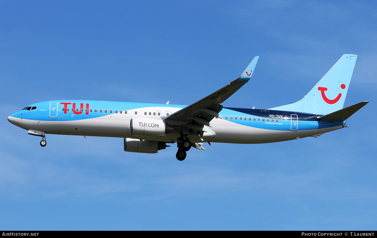Aircraft Photo of OO-TUV | Boeing 737-86J | TUI | AirHistory.net #313078