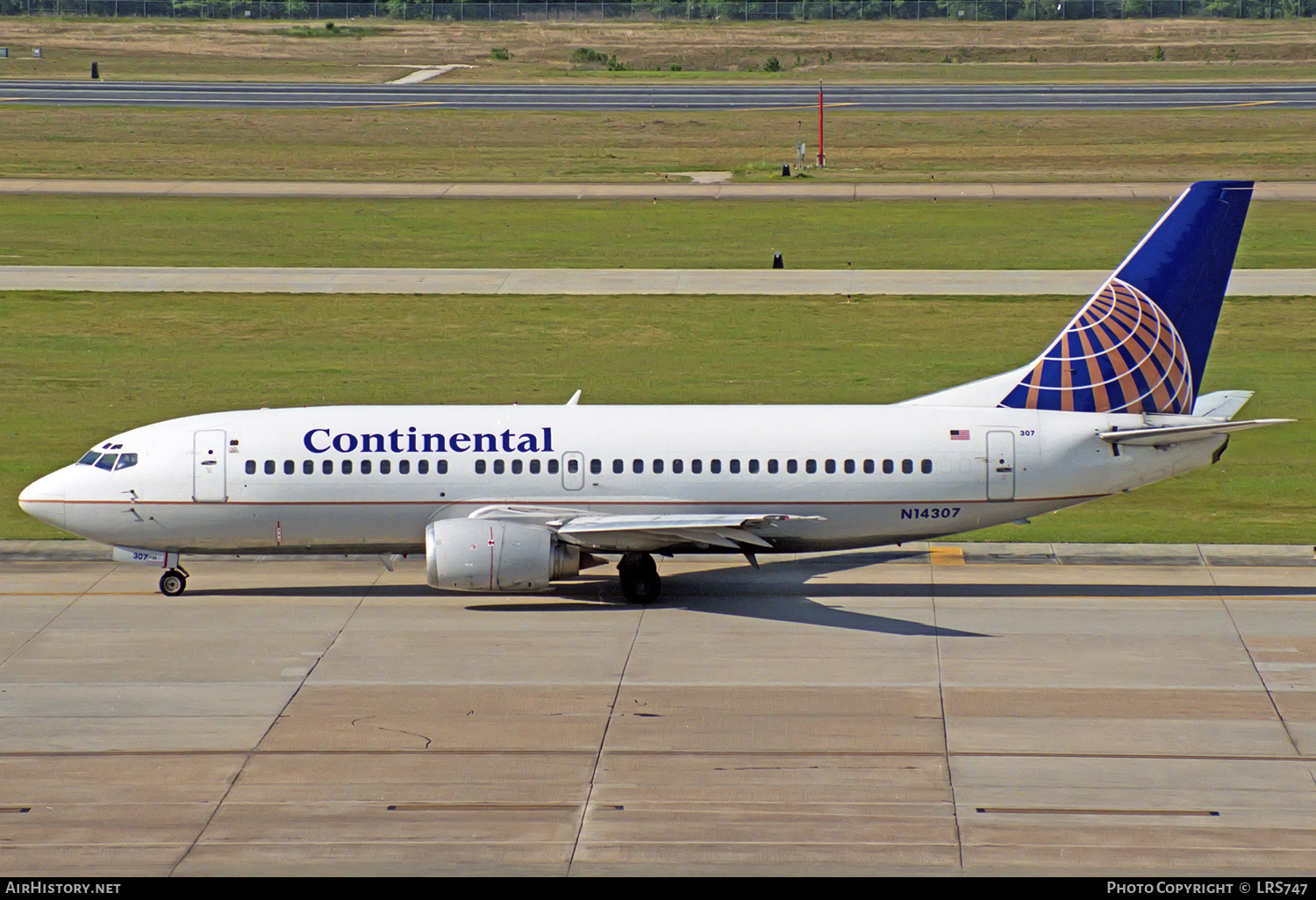 Aircraft Photo of N14307 | Boeing 737-3T0 | Continental Airlines | AirHistory.net #313090