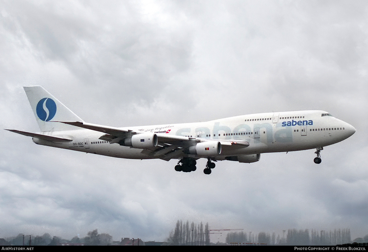 Aircraft Photo of OO-SGC | Boeing 747-329M | Sabena | AirHistory.net #313102