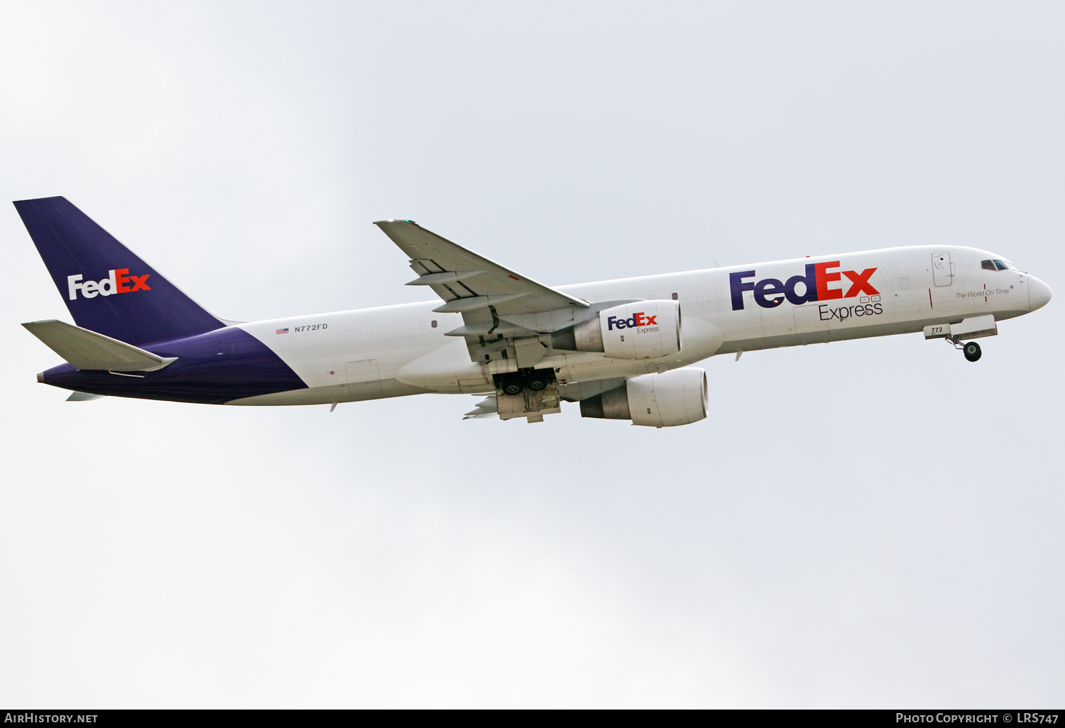 Aircraft Photo of N772FD | Boeing 757-222(SF) | FedEx Express - Federal Express | AirHistory.net #313118