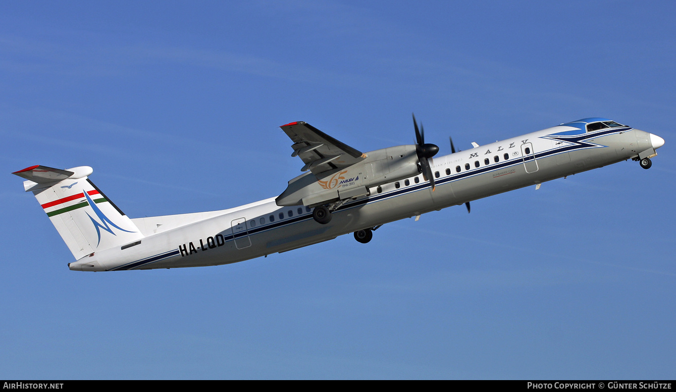 Aircraft Photo of HA-LQD | Bombardier DHC-8-402 Dash 8 | Malév - Hungarian Airlines | AirHistory.net #313120