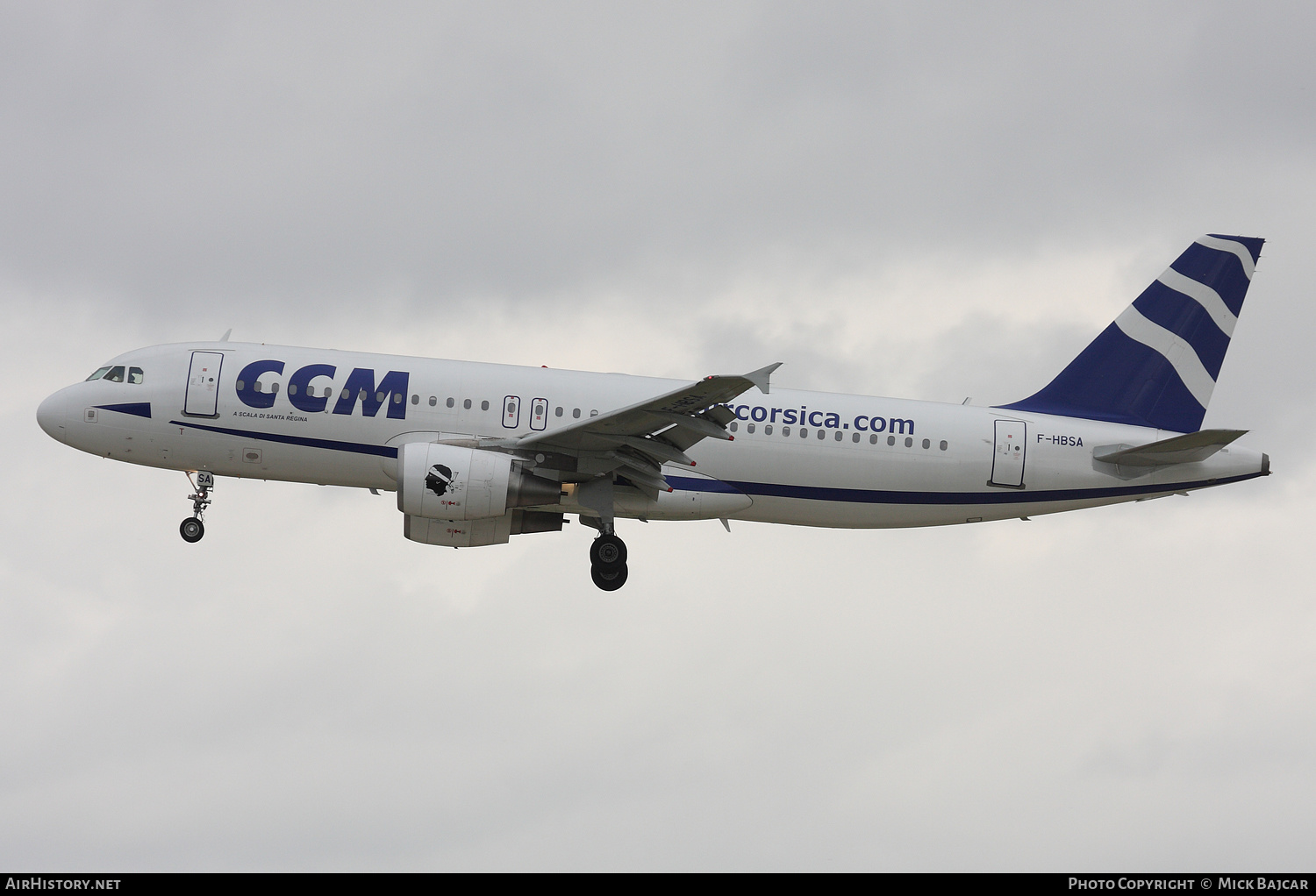 Aircraft Photo of F-HBSA | Airbus A320-216 | CCM Airlines - Compagnie Corse Méditerranée | AirHistory.net #313130