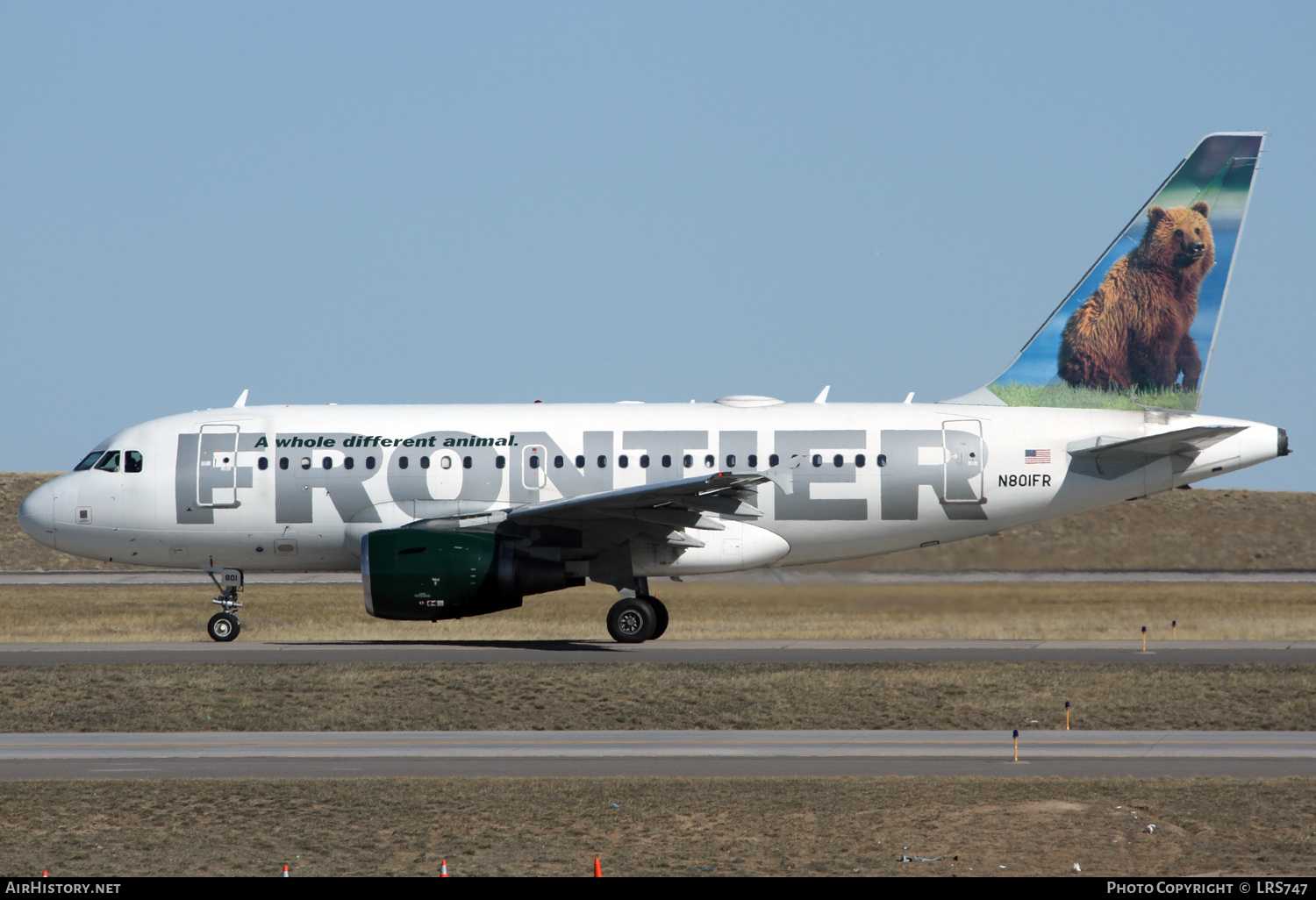 Aircraft Photo of N801FR | Airbus A318-111 | Frontier Airlines | AirHistory.net #313133