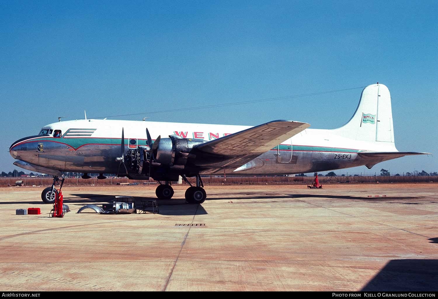 Aircraft Photo of ZS-EKJ | Douglas C-54B Skymaster | Wenela Air Services | AirHistory.net #313147