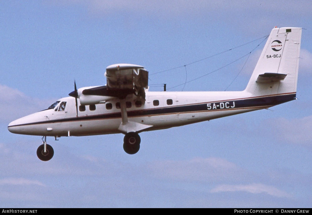 Aircraft Photo of 5A-DCJ | De Havilland Canada DHC-6-300 Twin Otter | Zueitina Oil Company | AirHistory.net #313168