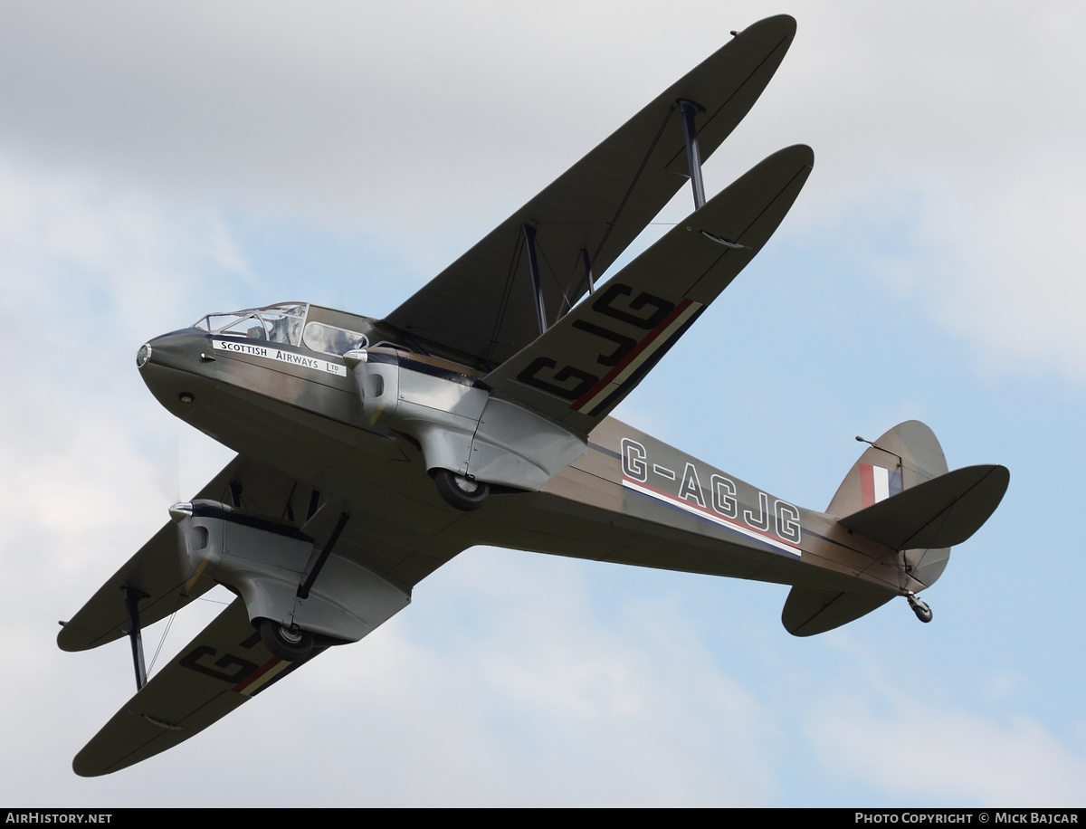 Aircraft Photo of G-AGJG | De Havilland D.H. 89A Dragon Rapide | Scottish Airways | AirHistory.net #313173