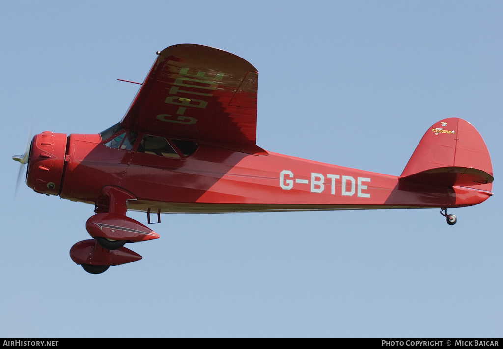 Aircraft Photo of G-BTDE | Cessna C-165 Airmaster | AirHistory.net #313174