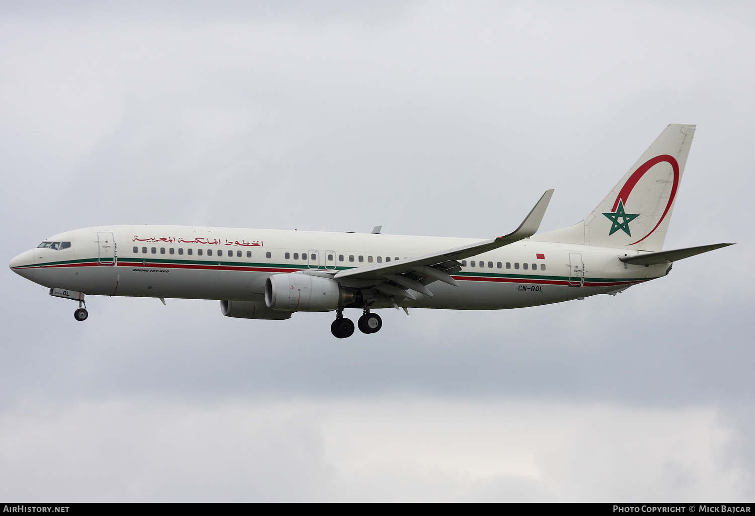 Aircraft Photo of CN-ROL | Boeing 737-8B6 | Royal Air Maroc - RAM | AirHistory.net #313176