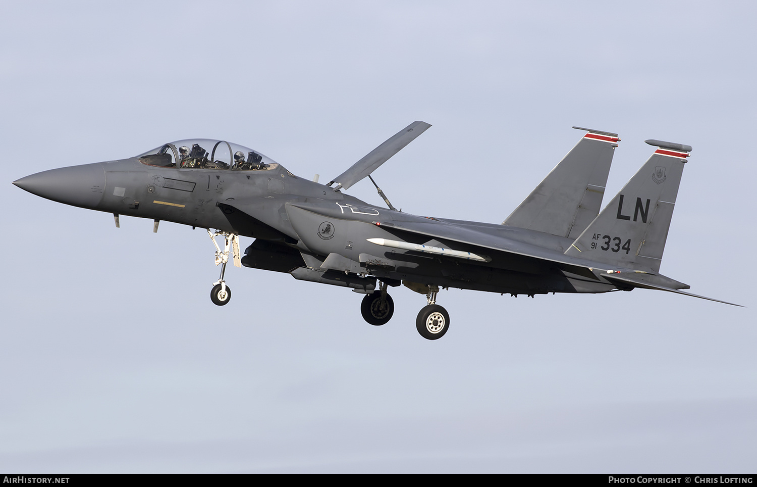 Aircraft Photo of 91-0334 / AF91-334 | McDonnell Douglas F-15E Strike Eagle | USA - Air Force | AirHistory.net #313184