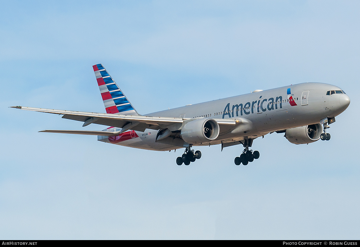 Aircraft Photo of N752AN | Boeing 777-223/ER | American Airlines | AirHistory.net #313231