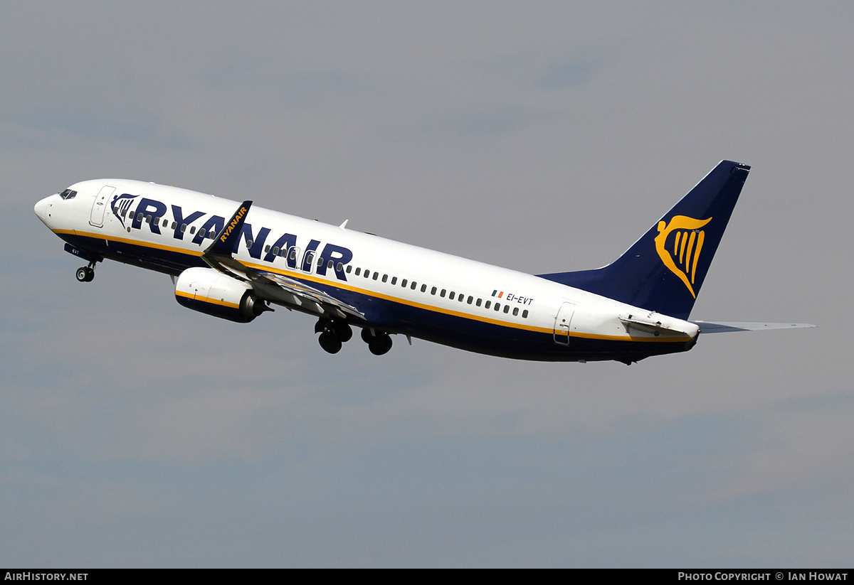 Aircraft Photo of EI-EVT | Boeing 737-8AS | Ryanair | AirHistory.net #313257