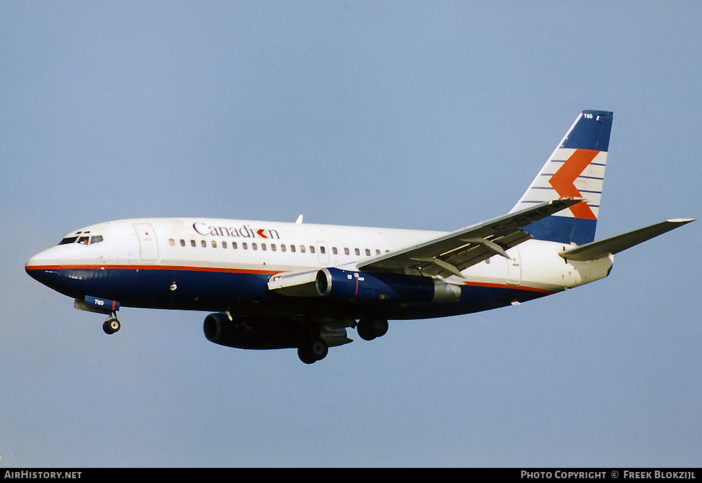 Aircraft Photo of C-GWPW | Boeing 737-275/Adv | Canadian Airlines | AirHistory.net #313258