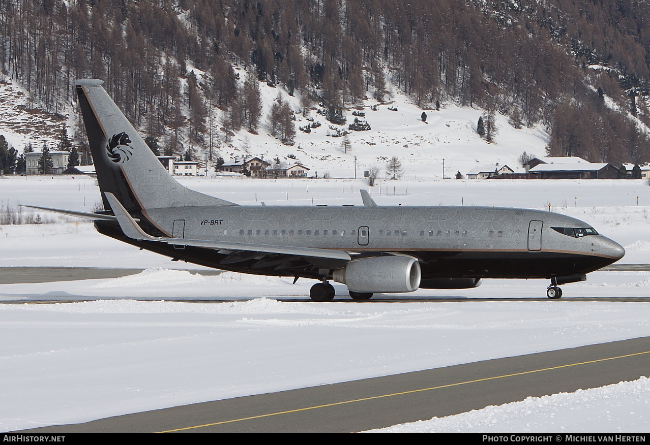 Aircraft Photo of VP-BRT | Boeing 737-7BC BBJ | Russian Standard Vodka | AirHistory.net #313273