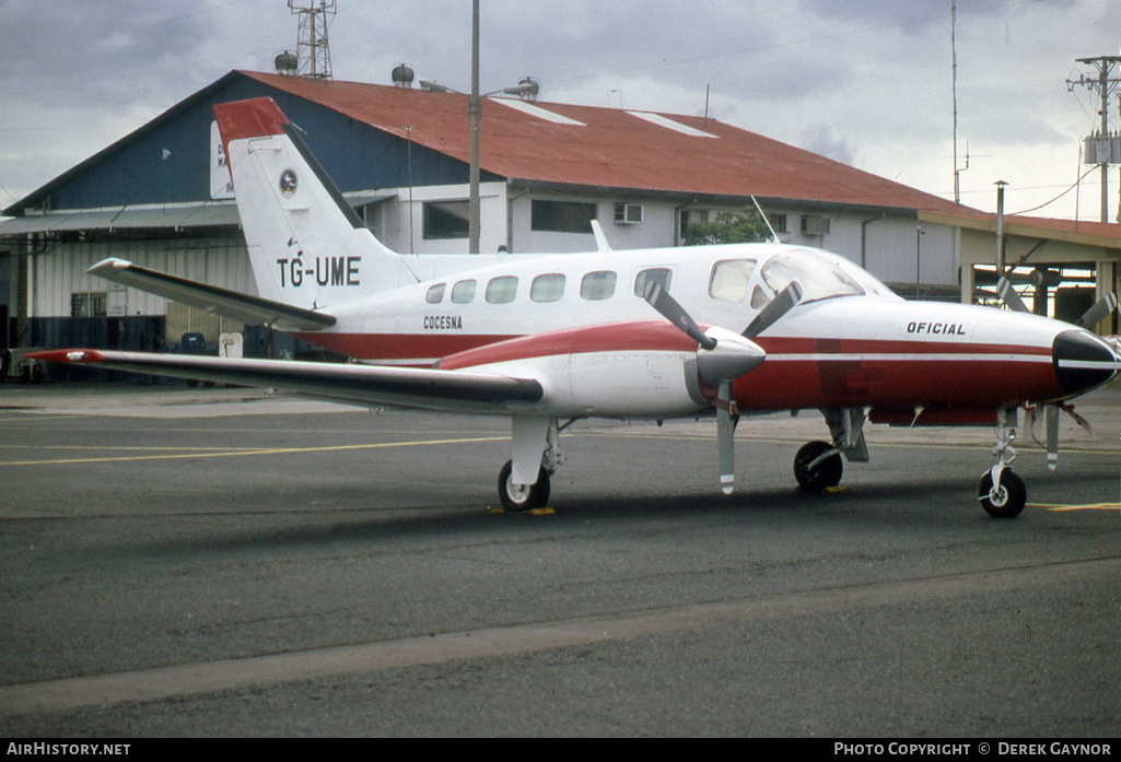 Aircraft Photo of TG-UME | Cessna 441 Conquest | COCESNA - Corporación Centroamericana de Servicios de Navegación Aérea | AirHistory.net #313283