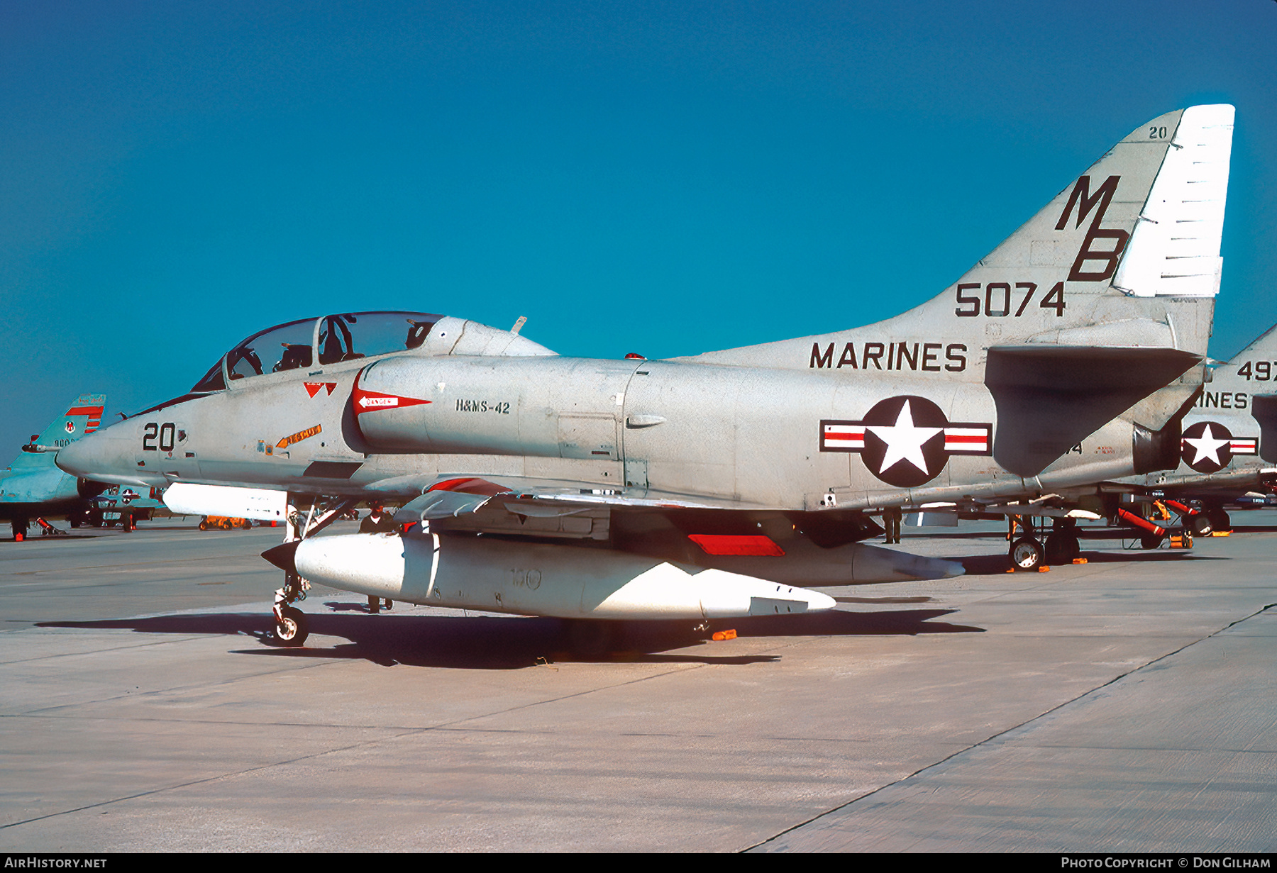 Aircraft Photo of 155074 / 5074 | McDonnell Douglas TA-4J Skyhawk | USA - Marines | AirHistory.net #313291