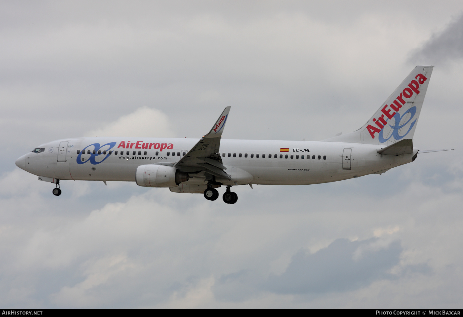 Aircraft Photo of EC-JHL | Boeing 737-85P | Air Europa | AirHistory.net #313325