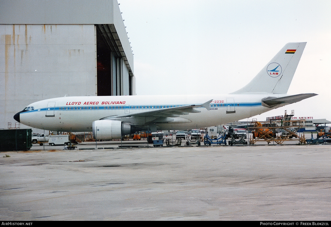 Aircraft Photo of CP-2232 | Airbus A310-304 | Lloyd Aereo Boliviano - LAB | AirHistory.net #313327