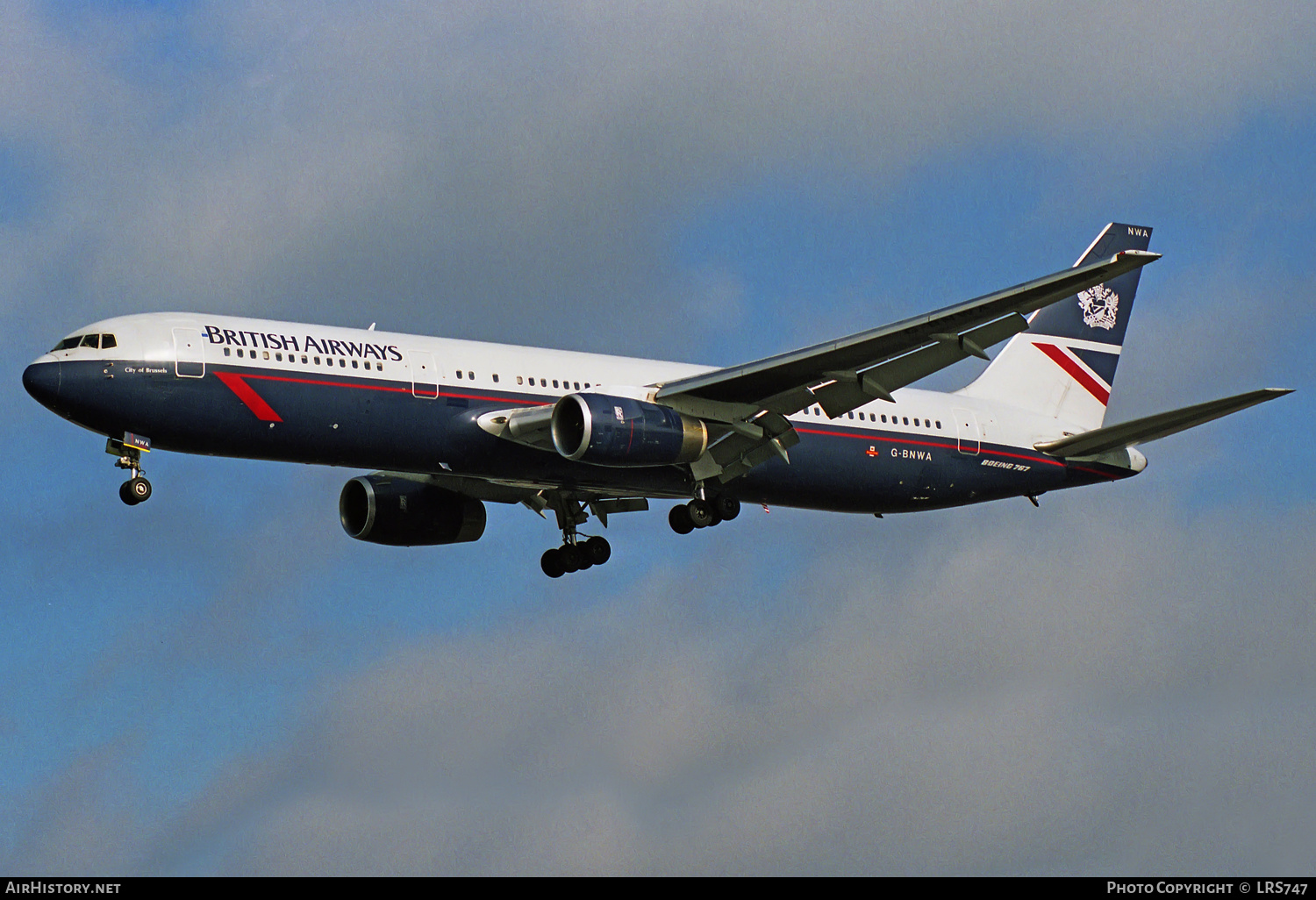 Aircraft Photo of G-BNWA | Boeing 767-336/ER | British Airways | AirHistory.net #313330