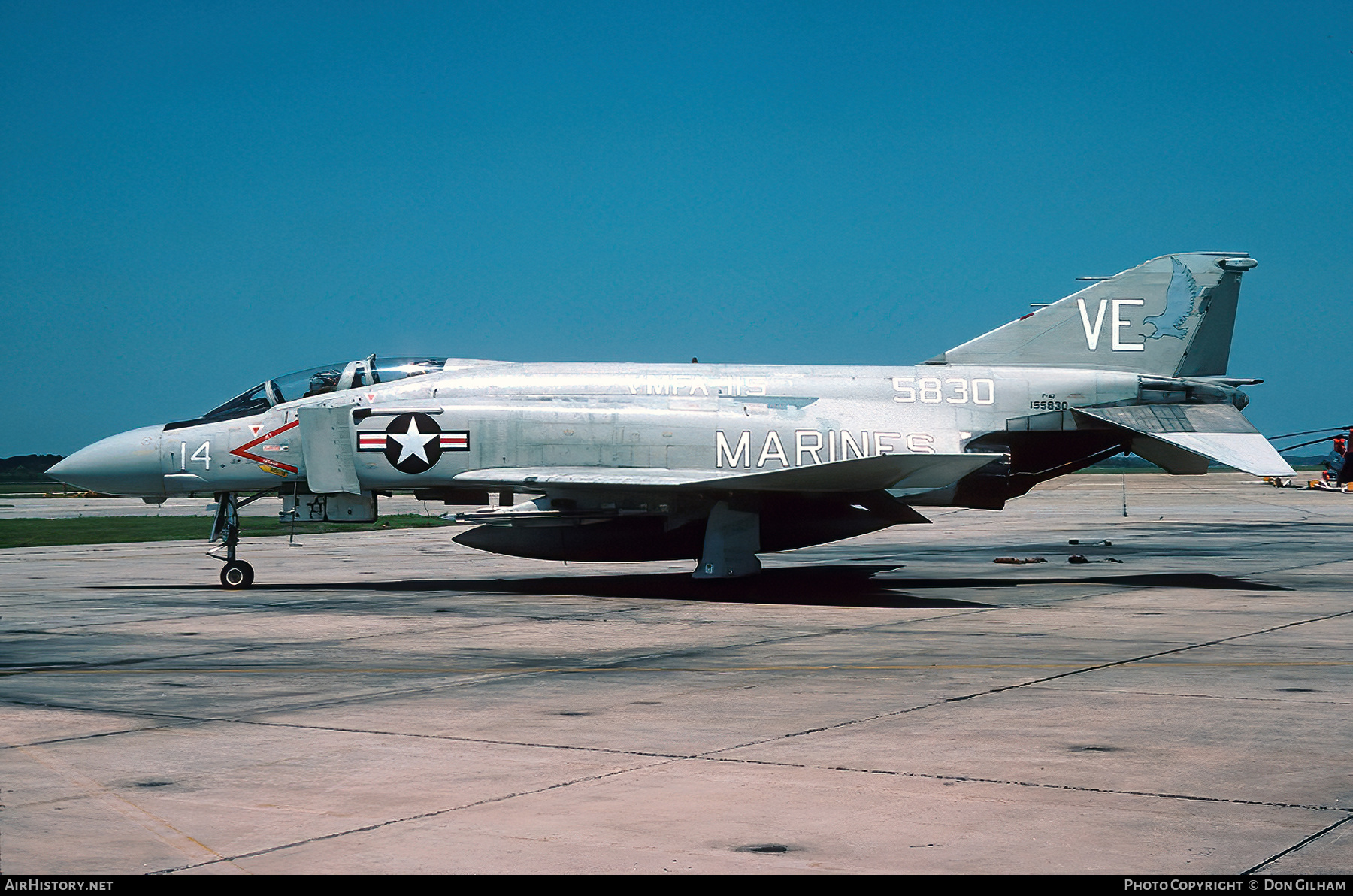 Aircraft Photo of 155830 / 5830 | McDonnell Douglas F-4J Phantom II | USA - Marines | AirHistory.net #313339