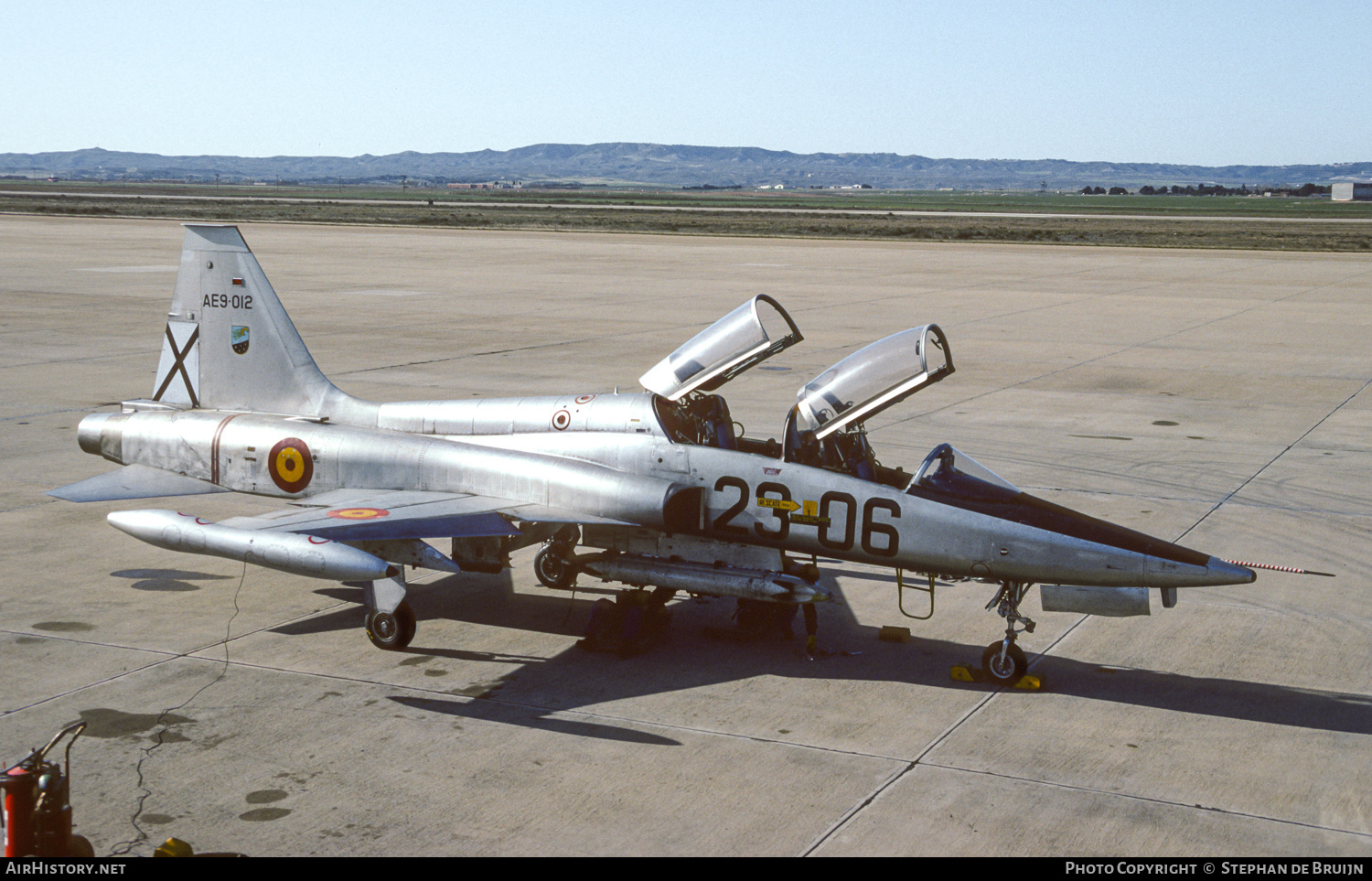 Aircraft Photo of AE9-012 | Northrop SF-5B Freedom Fighter | Spain - Air Force | AirHistory.net #313395