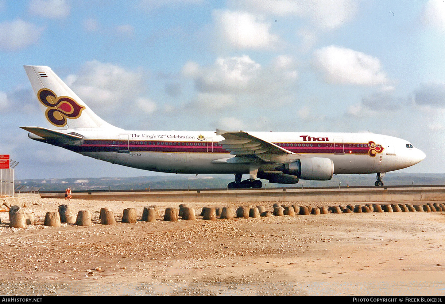 Aircraft Photo of HS-TAD | Airbus A300B4-601 | Thai Airways International | AirHistory.net #313398