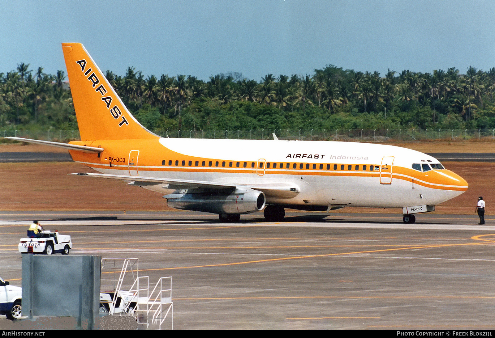Aircraft Photo of PK-OCQ | Boeing 737-2Q8/Adv | Airfast | AirHistory.net #313400