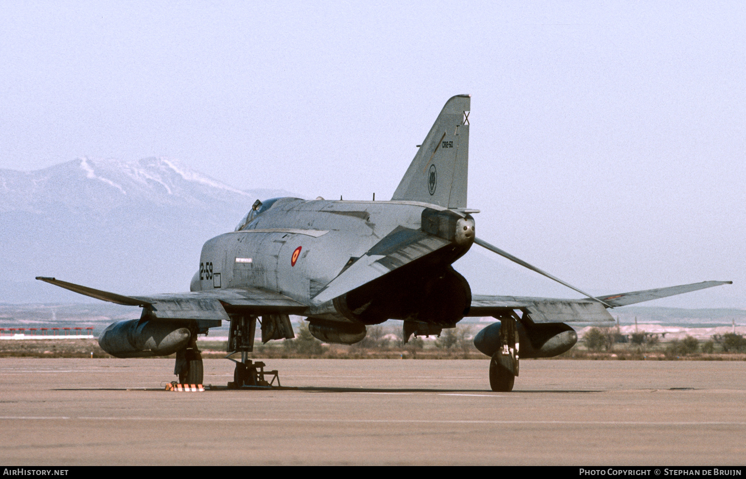 Aircraft Photo of CR12-50 | McDonnell Douglas RF-4C Phantom II | Spain - Air Force | AirHistory.net #313425