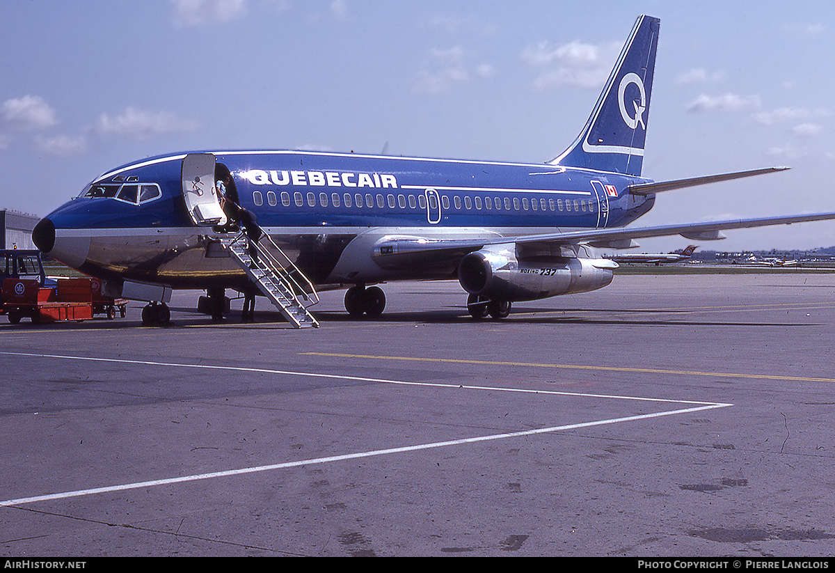 Aircraft Photo of C-GQBB | Boeing 737-296/Adv | Quebecair | AirHistory.net #313454