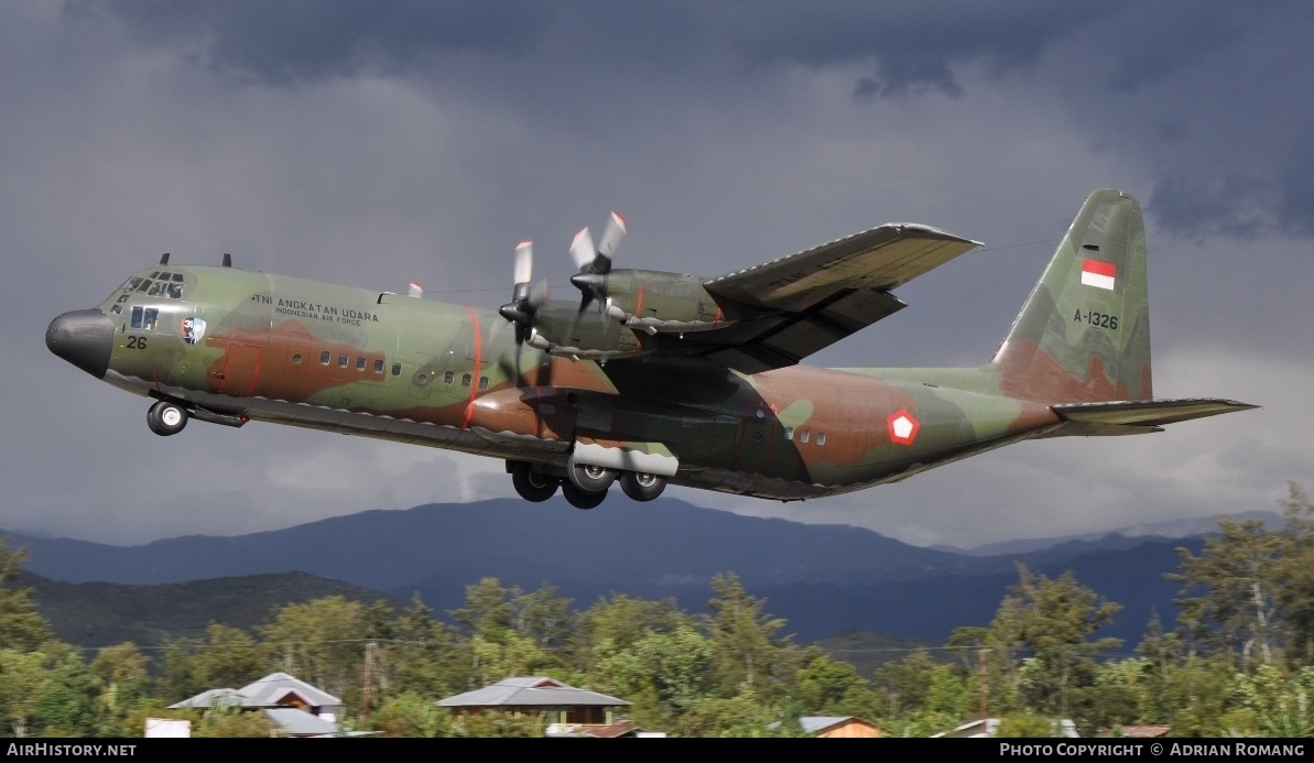 Aircraft Photo of A-1326 | Lockheed L-100-30(P) Hercules (382G) | Indonesia - Air Force | AirHistory.net #313470