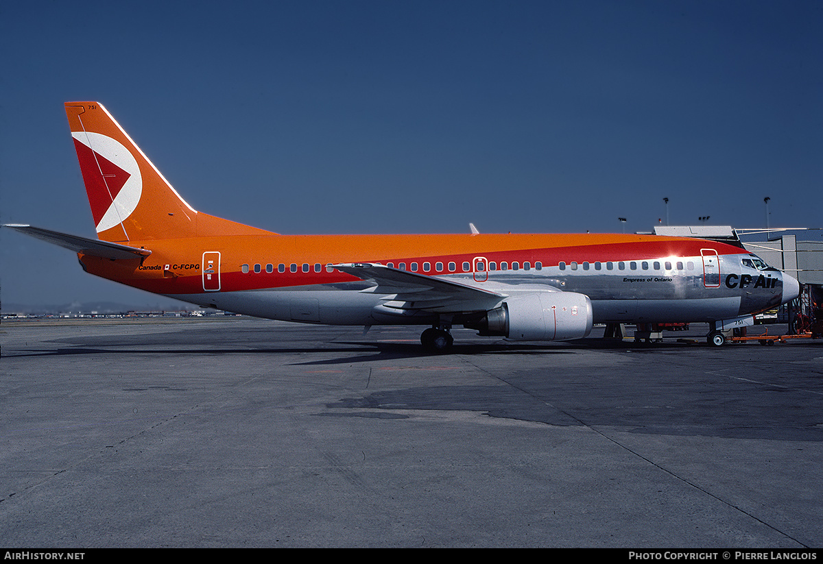 Aircraft Photo of C-FCPG | Boeing 737-317 | CP Air | AirHistory.net #313496