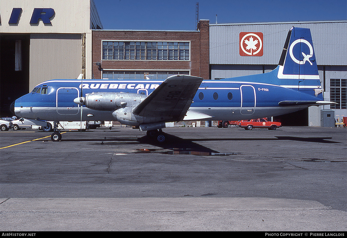 Aircraft Photo of C-FAGI | Hawker Siddeley HS-748 Srs2A/276 | Quebecair | AirHistory.net #313501
