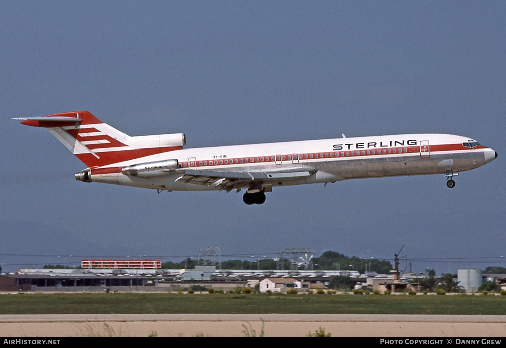 Aircraft Photo of OY-SBE | Boeing 727-2J4/Adv | Sterling Airways | AirHistory.net #313503