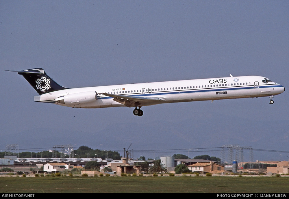 Aircraft Photo of EC-EOY | McDonnell Douglas MD-83 (DC-9-83) | Oasis International Airlines | AirHistory.net #313506