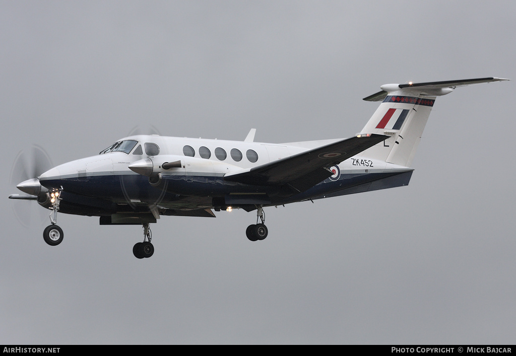 Aircraft Photo of ZK452 | Raytheon B200 King Air | UK - Air Force | AirHistory.net #313512