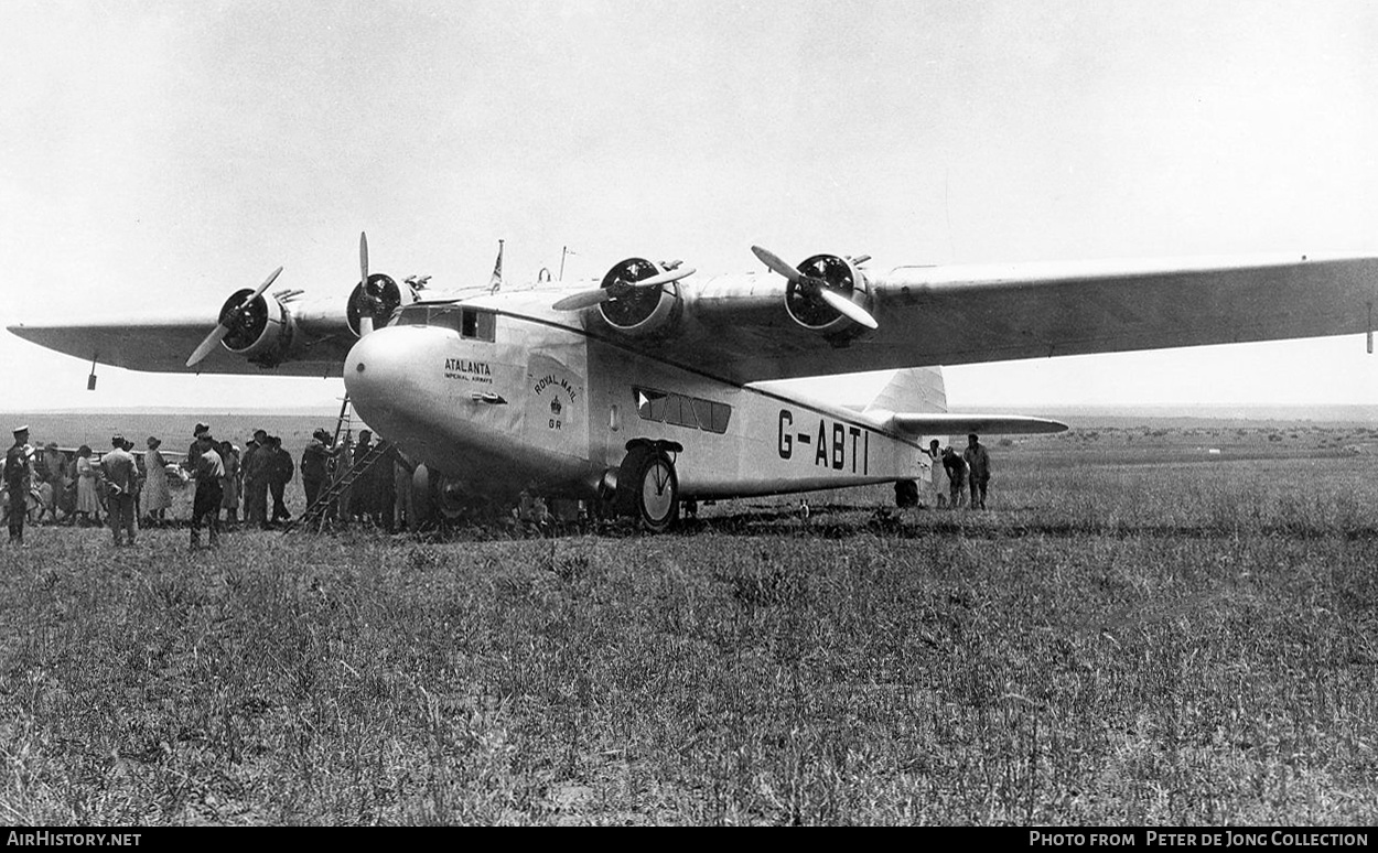 Aircraft Photo of G-ABTI | Armstrong Whitworth AW.15 Atalanta | Imperial Airways | AirHistory.net #313555