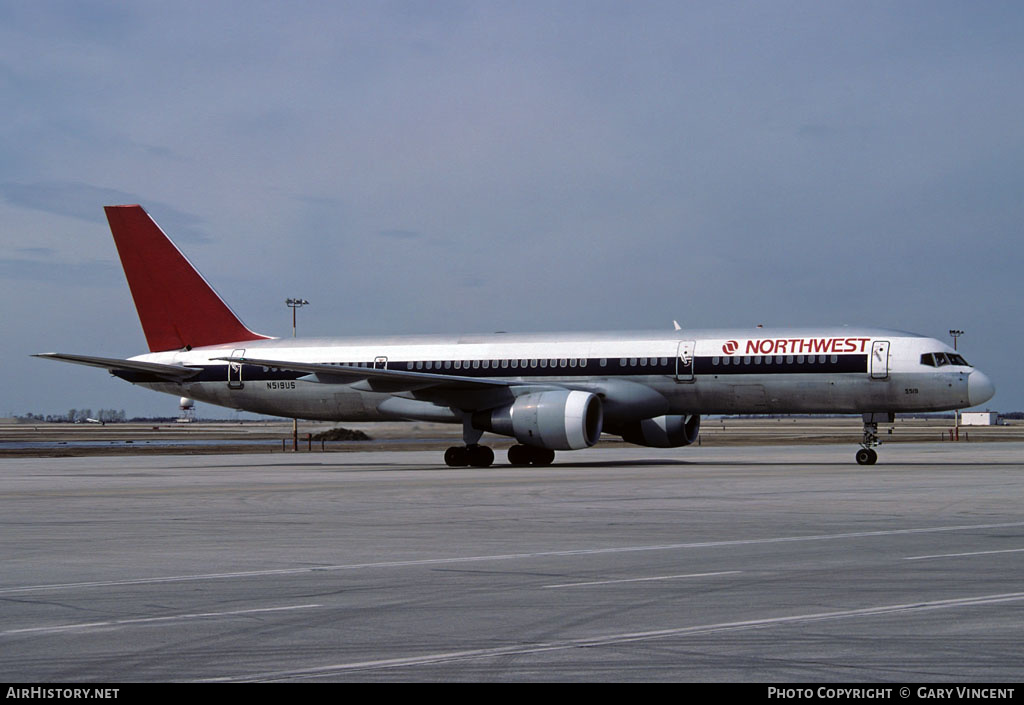 Aircraft Photo of N519US | Boeing 757-251 | Northwest Airlines | AirHistory.net #313559