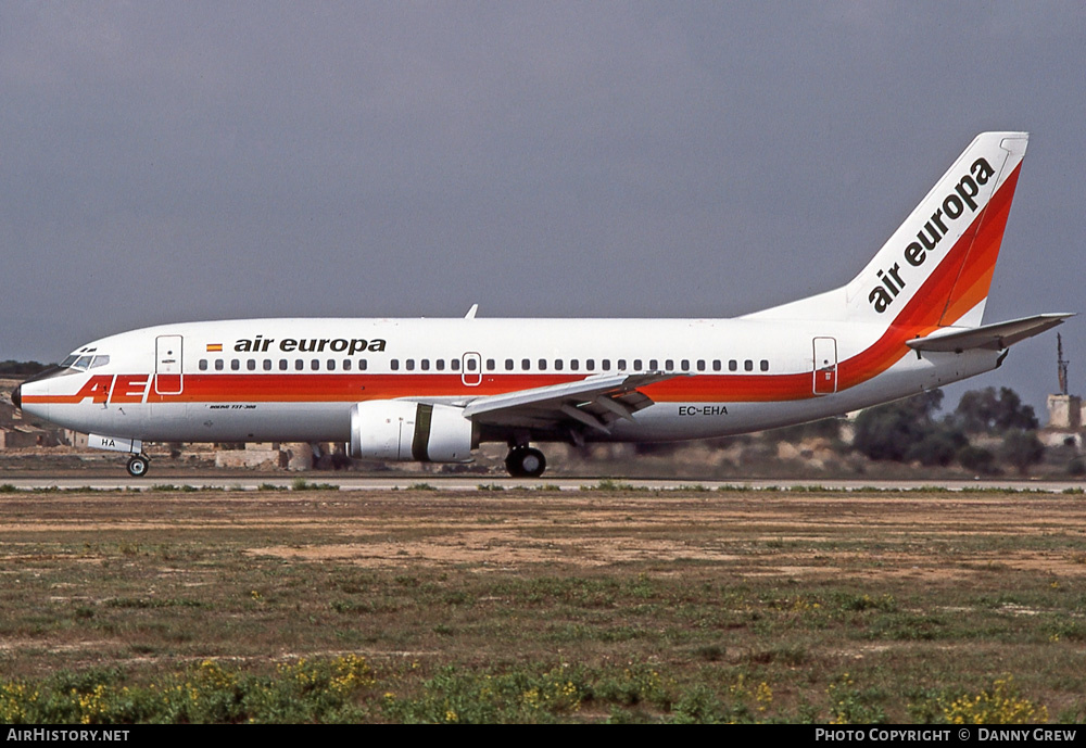 Aircraft Photo of EC-EHA | Boeing 737-3L9 | Air Europa | AirHistory.net #313576