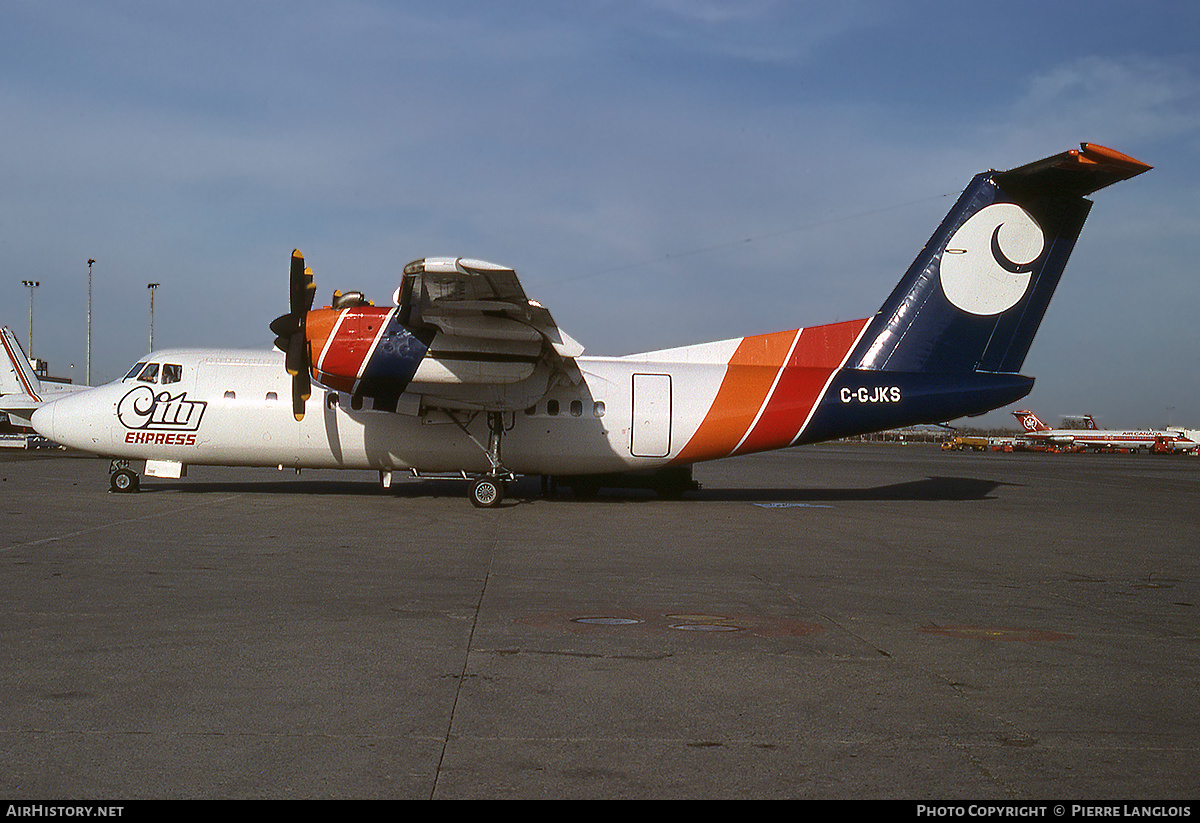 Aircraft Photo of C-GJKS | De Havilland Canada DHC-7-103 Dash 7 | City Express - Cité Express | AirHistory.net #313577