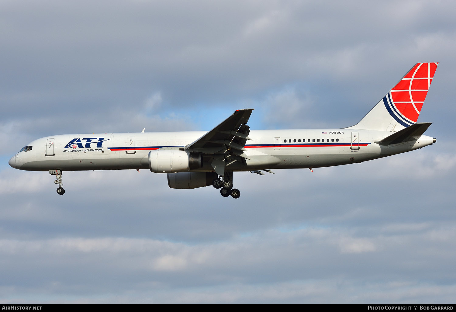 Aircraft Photo of N753CX | Boeing 757-2Y0(PCC) | ATI - Air Transport International | AirHistory.net #313580