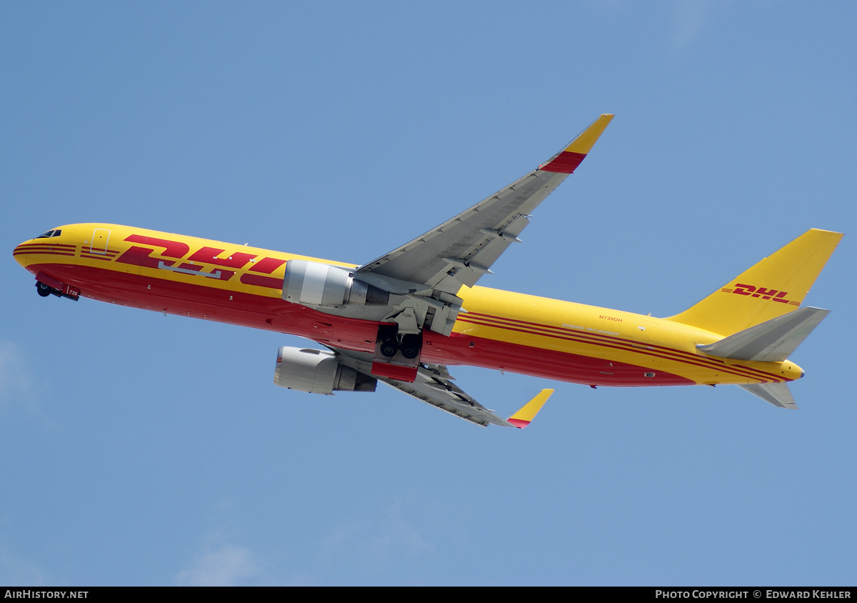 Aircraft Photo of N739DH | Boeing 767-324/ER(BCF) | DHL International | AirHistory.net #313584