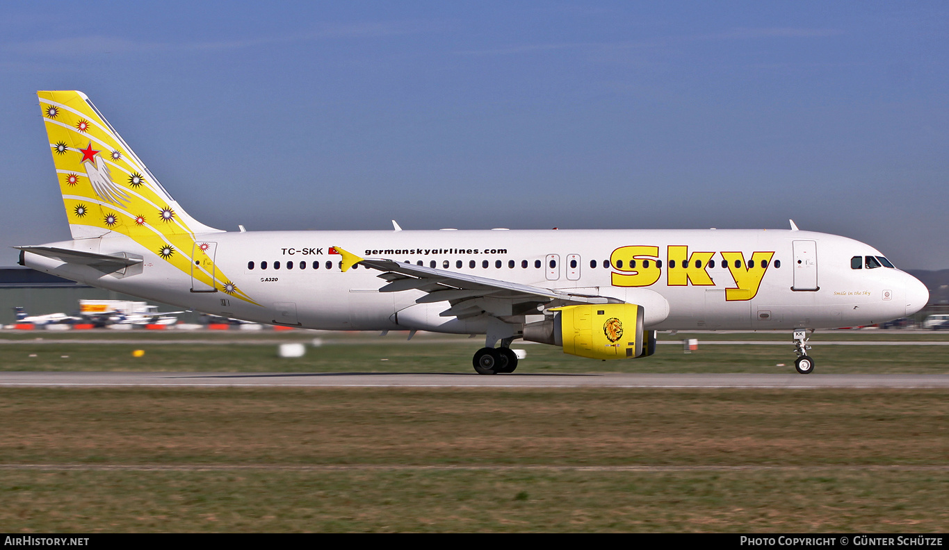 Aircraft Photo of TC-SKK | Airbus A320-211 | Sky Airlines | AirHistory.net #313595