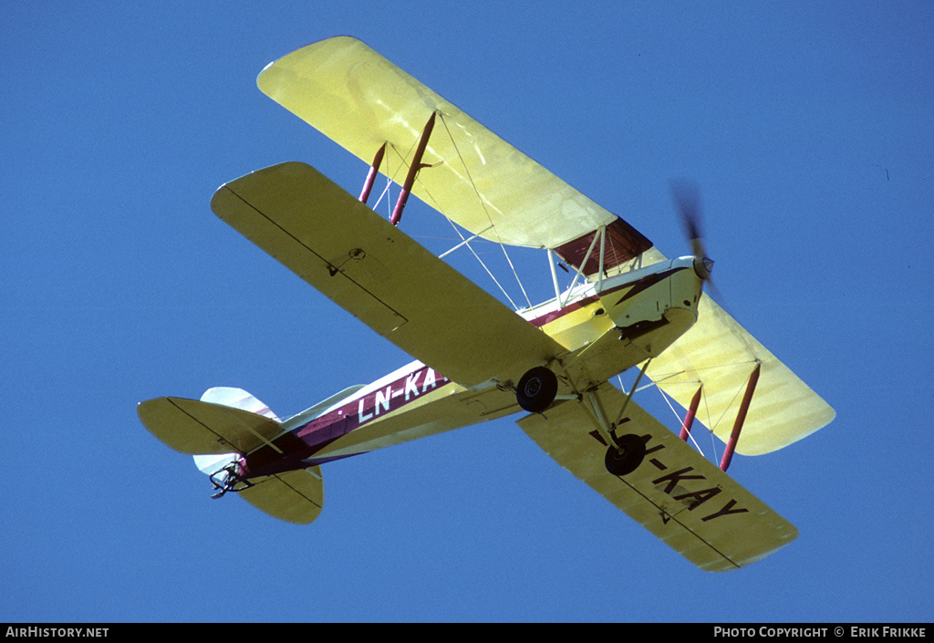 Aircraft Photo of LN-KAY | De Havilland D.H. 82A Tiger Moth | AirHistory.net #313599