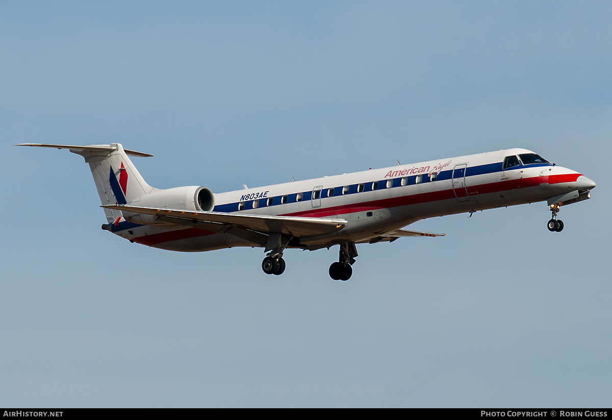 Aircraft Photo of N803AE | Embraer ERJ-140LR (EMB-135KL) | American Eagle | AirHistory.net #313616