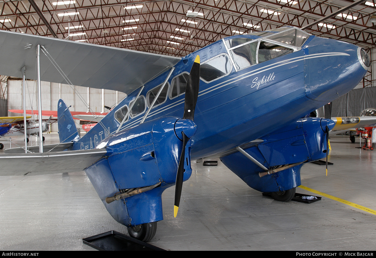 Aircraft Photo of G-AGTM | De Havilland D.H. 89A Dragon Rapide | AirHistory.net #313632