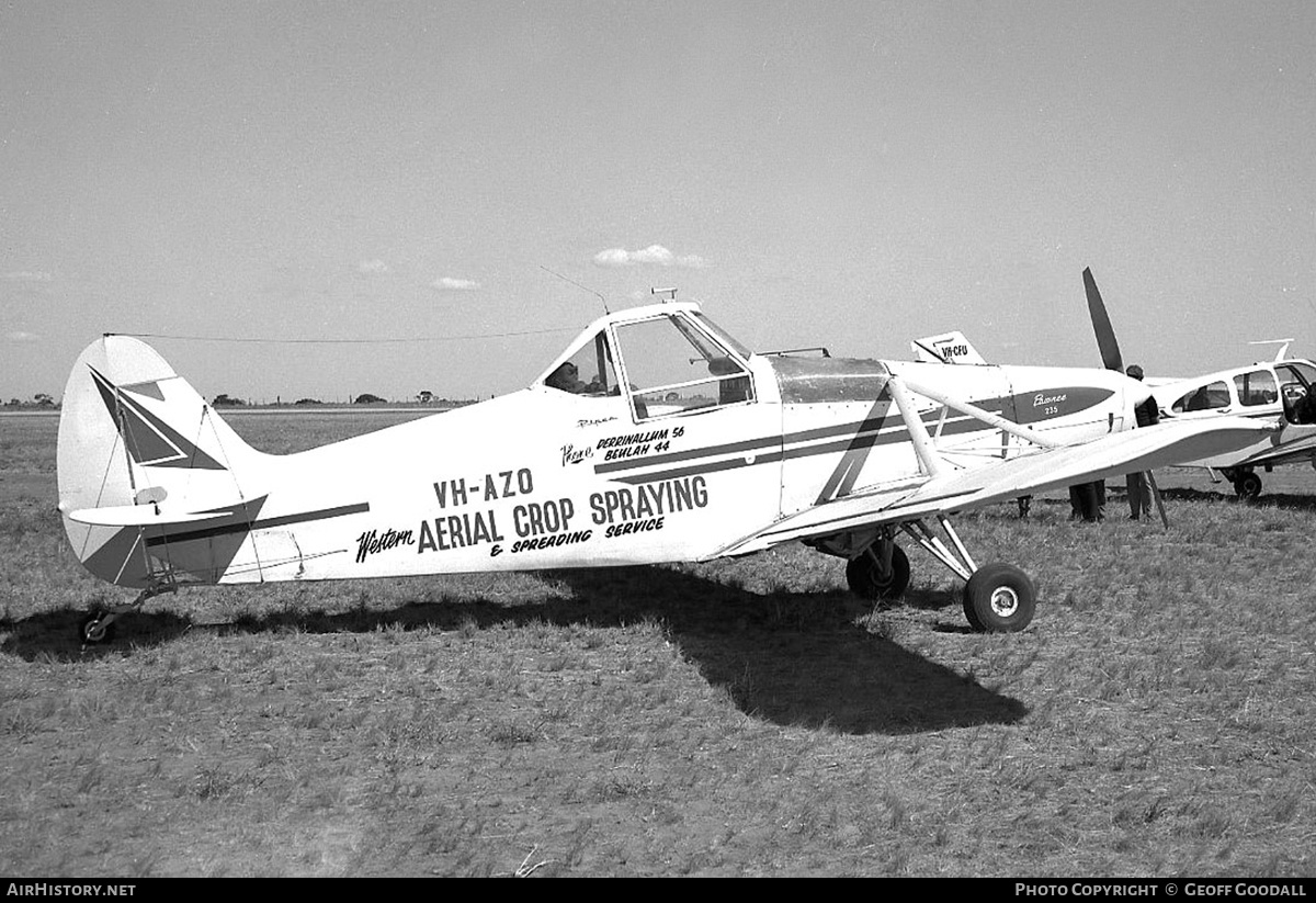 Aircraft Photo of VH-AZO | Piper PA-25-235 Pawnee | Western Aerial Crop Spraying | AirHistory.net #313633