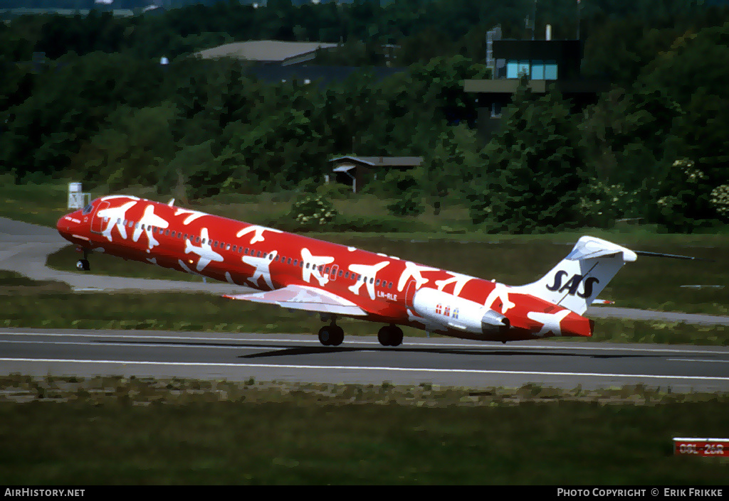 Aircraft Photo of LN-RLE | McDonnell Douglas MD-82 (DC-9-82) | Scandinavian Airlines - SAS | AirHistory.net #313637